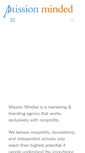 Mobile Screenshot of mission-minded.com